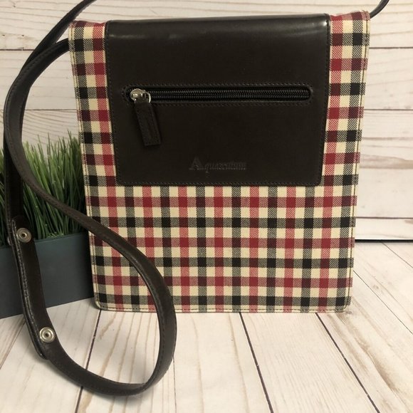 RARE Aquascutum of London Unisex Club Waist Bag - Picture 3 of 12